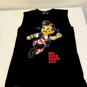 Dom Rebel  Bobs Big Boys Rock Canada Muscle Tee Shirt size Large